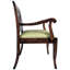 Banc rembourré en acajou Dayton
