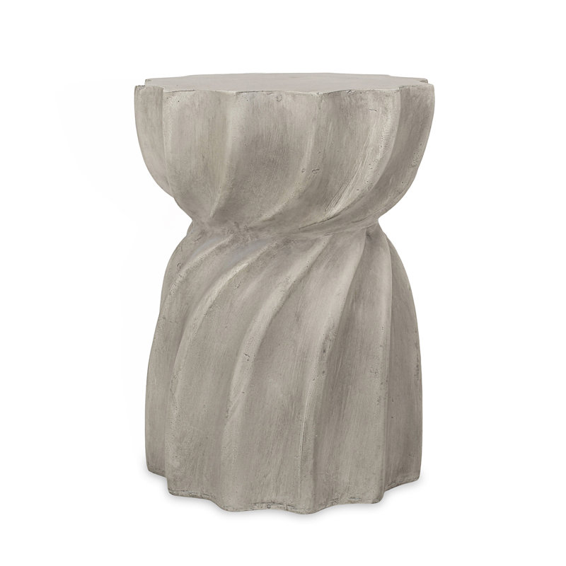 Side Table With Sunburst Top, Drink Table
