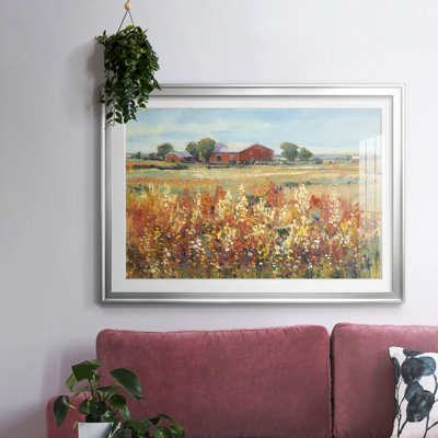 Country View II, reproduction d'art encadrée