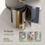 Évier de cuisine encastré L 33 po x l 22 po, double station de travail 60/40 en acier inoxydable avec grille d'évier, planche à découper, passoire et crépine