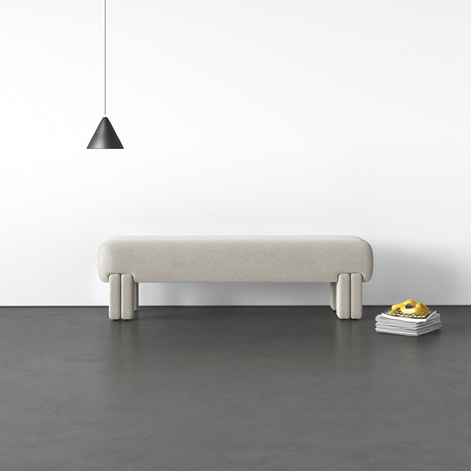 Bradson 62" Upholstered Bench