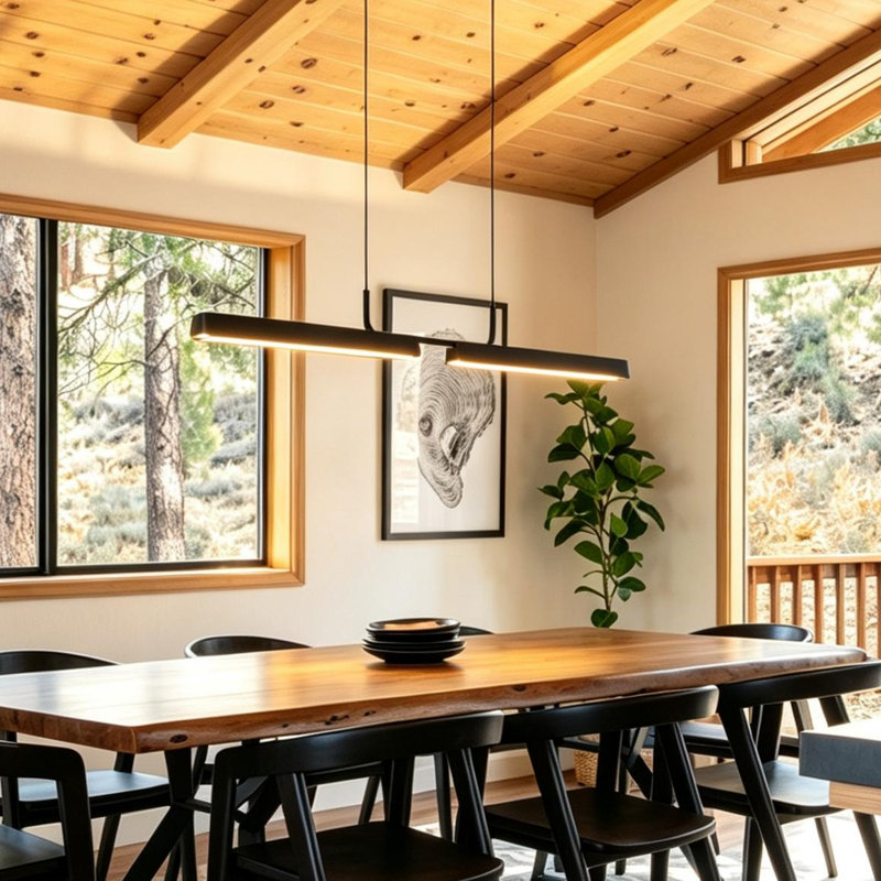 Burcker LED Light Aluminum Kitchen Island Pendant Light