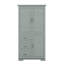 Grande armoire de rangement, garde-manger autoportant moderne avec 3 portes, tablettes réglables et 3 tiroirs de rangement-132823909