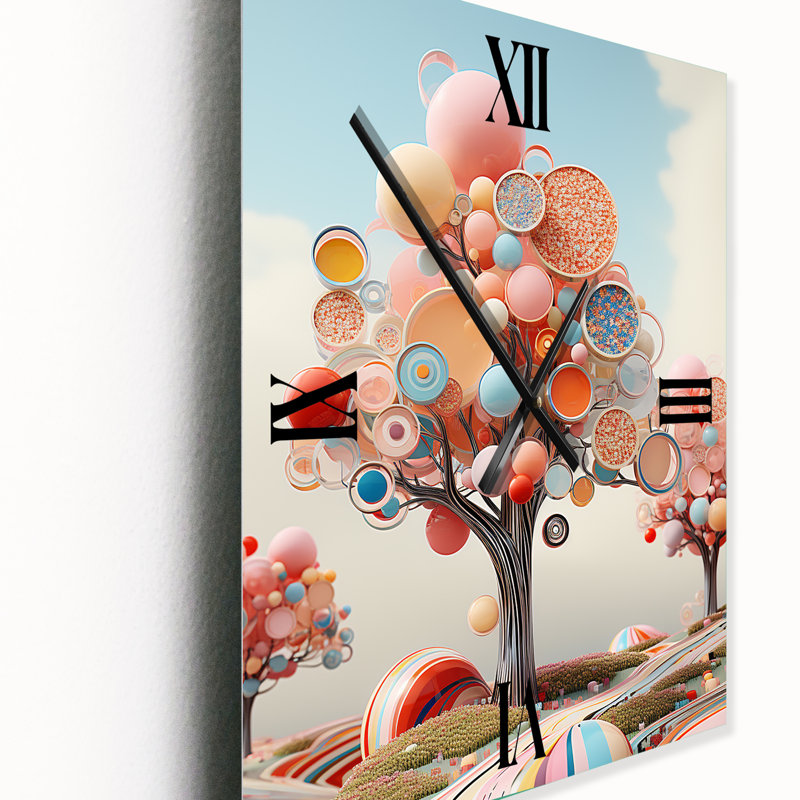 Horloge murale ludique arbre des merveilles, Petit