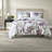 Floral Mauve King Bedding Sets, Microfiber Comfort For Home Bedrooms