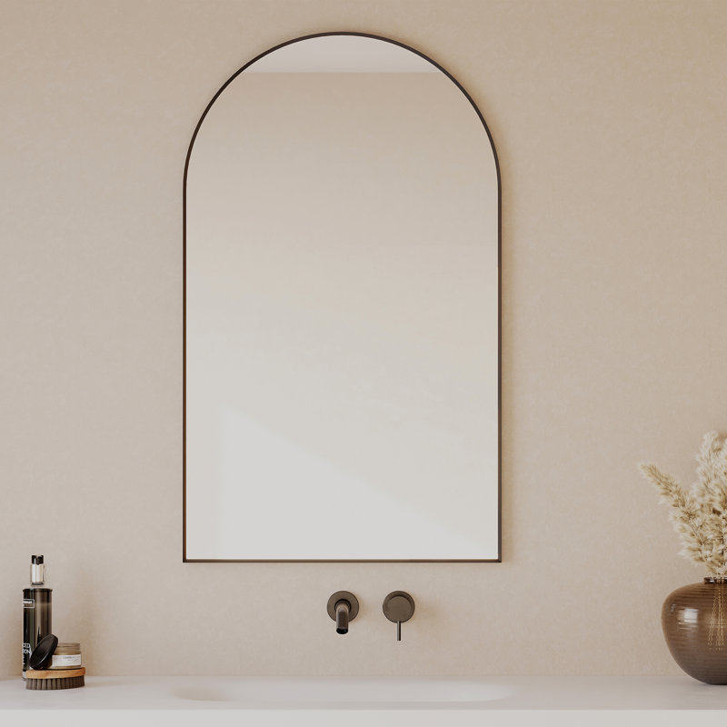 Miroir Chord, 40 po x 24 po, Noir mat