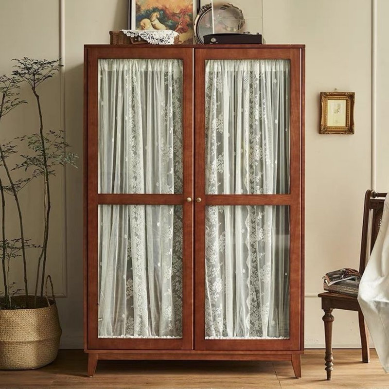Simple Classic Glass Wardrobe
