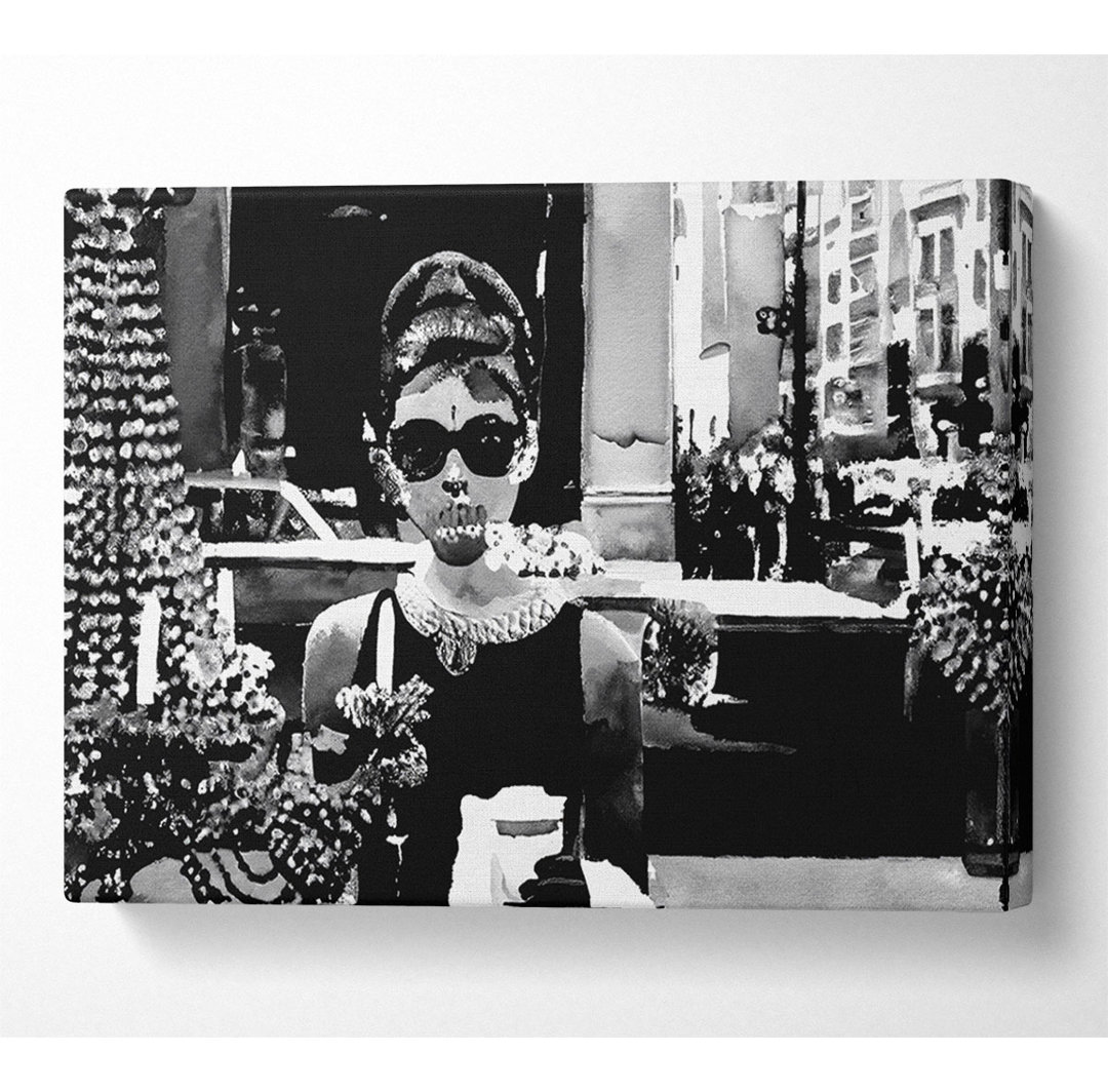 Audrey Hepburn Sonnenbrille - Kunstdrucke auf Leinwand