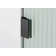 Aurora 30 in. x 58.25 in. Frameless Fluted Radius Single Fixed Bath Panel