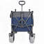 Chariot pliable multifonctionnel à roulettes avec poignée rotative et roues tout-terrain 9 x 4 pour le camping, la plage et l'extérieur-124641933