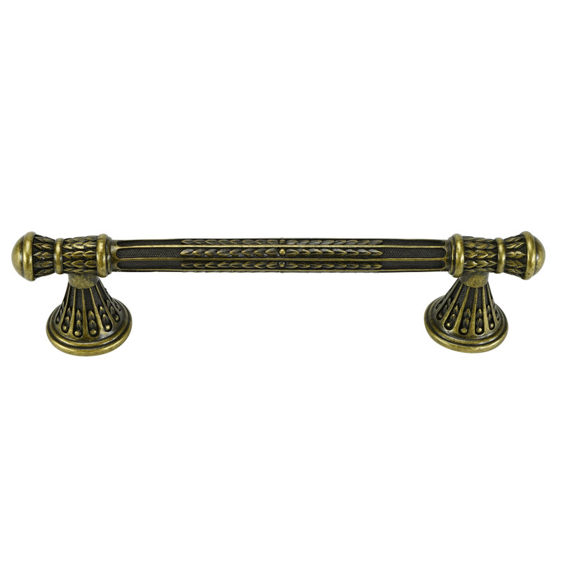 ASTORIA 5'" PULL IN BURNISHED PLATE, Antique Brass