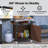 Movable Outdoor Grill Cart with Stainless Steel Top, Storage, Wheels, Hooks, and Spice Rack for Patio Cooking and Entertaining.