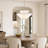 5-Light Dimmable Adjustable Height Tiered Chandelier