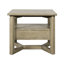 Table de bout rectangulaire Aason