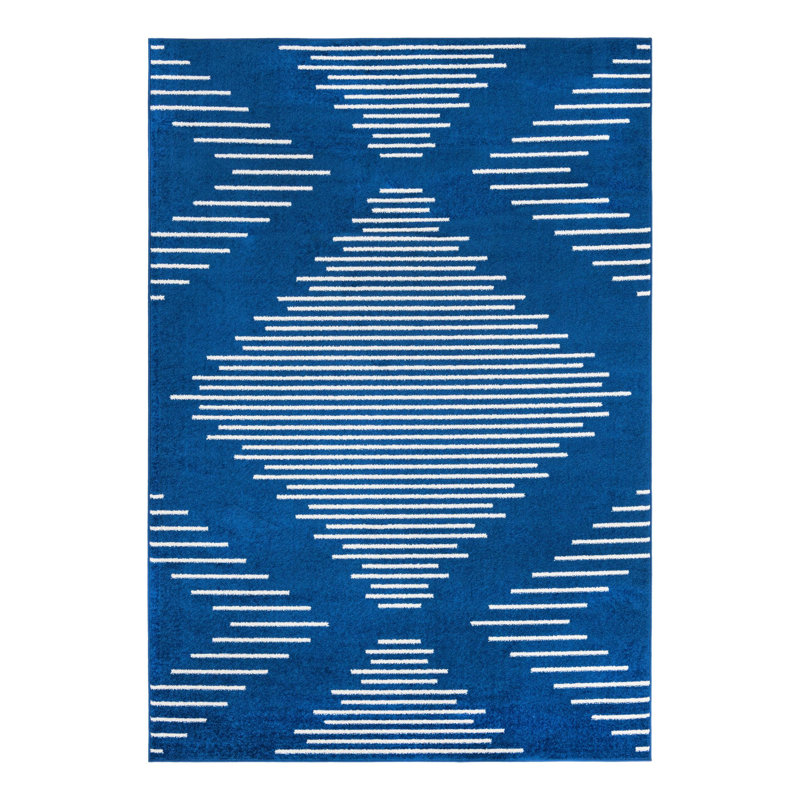 Geometric Indoor Rug, Rectangle 7'1" x 10'