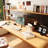 Burlywood L-Shaped Solid Wood desk-975787879-975787881