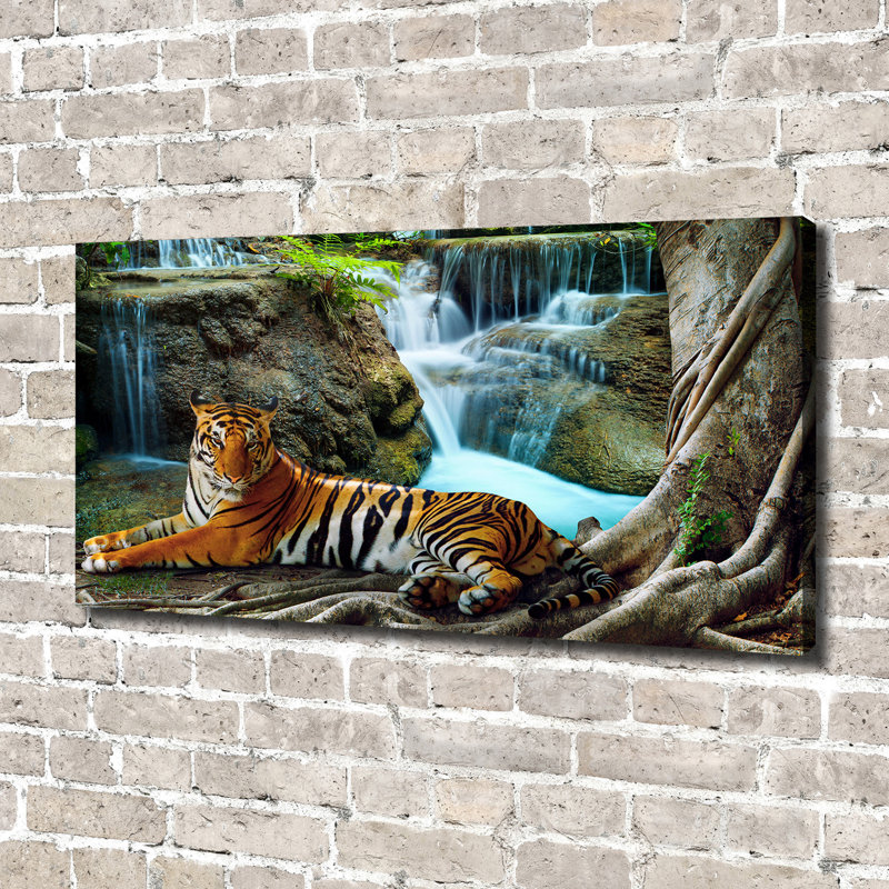 Tiger Waterfall - Wrapped Canvas Print