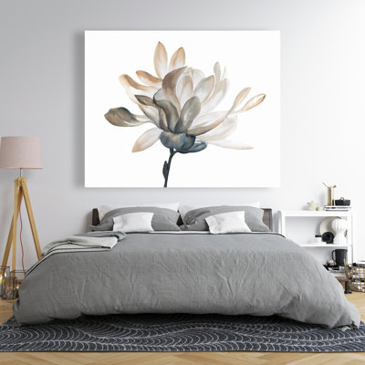 Douceur - Toile beige pour décoration intérieure | Art élégant