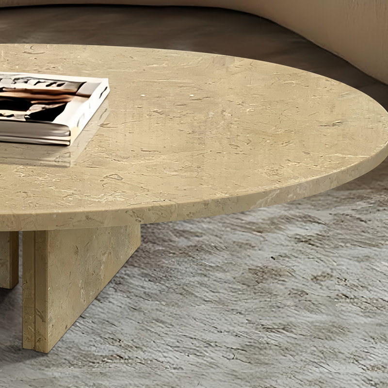 Table basse en marbre naturel, table de salon, pierre naturelle