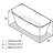 Trivento 65" x 28" Freestanding Soaking Bathtub-45225632