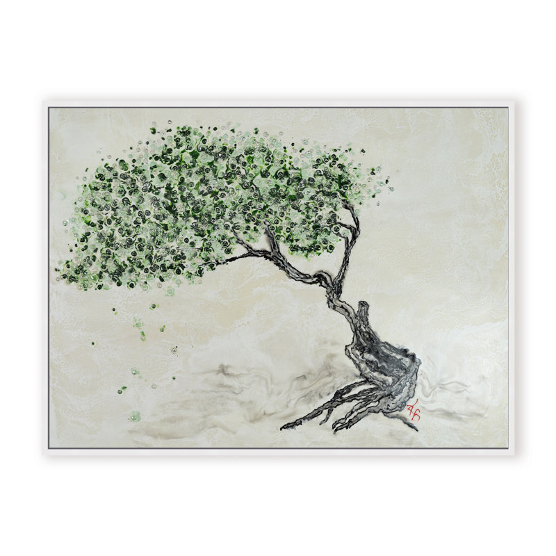 Nature Inspired "Fleeting Spring" Canvas Wall Art By , 16" H x 24" W, Framed Canvas, Gold