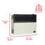 Chaufferette murale 17 000 Btu Dv Lp