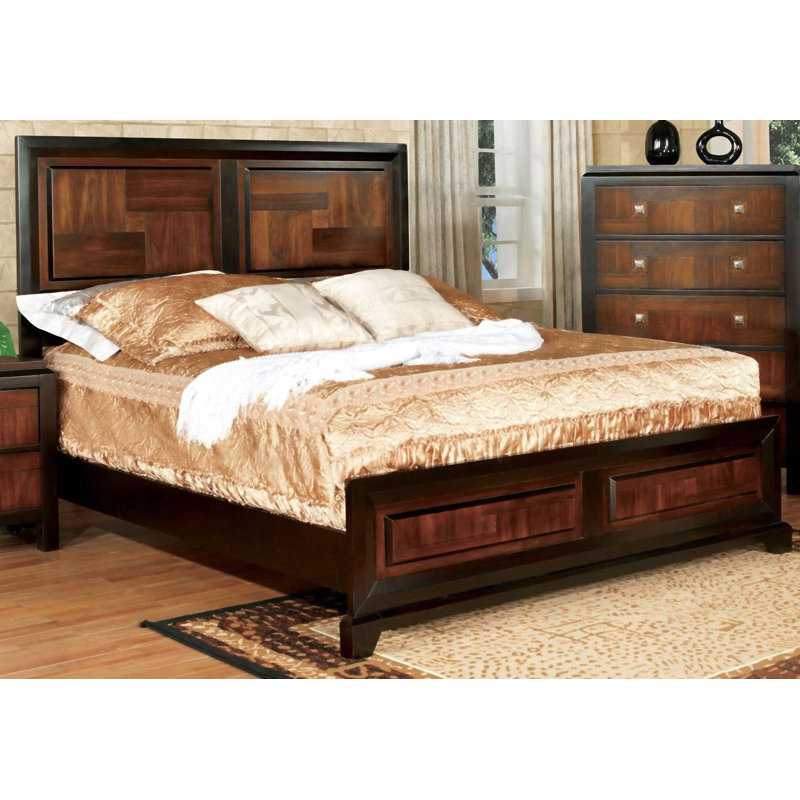 Lit transitionnel pour grand lit en acacia / noyer massif 1pcs