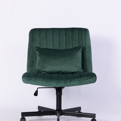 Criss Cross Office Chair with Wheels and pillow