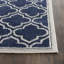 Tapis bleu marine / ivoire Ammundsen-1729431474