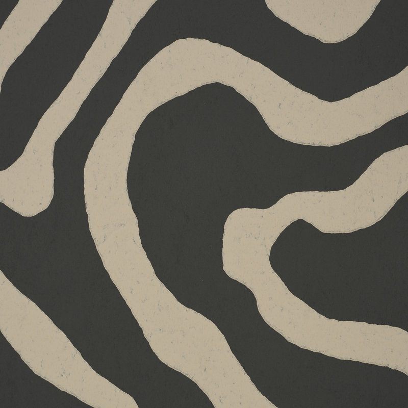 Abstract Non-Woven Wallpaper Roll, Carbon
