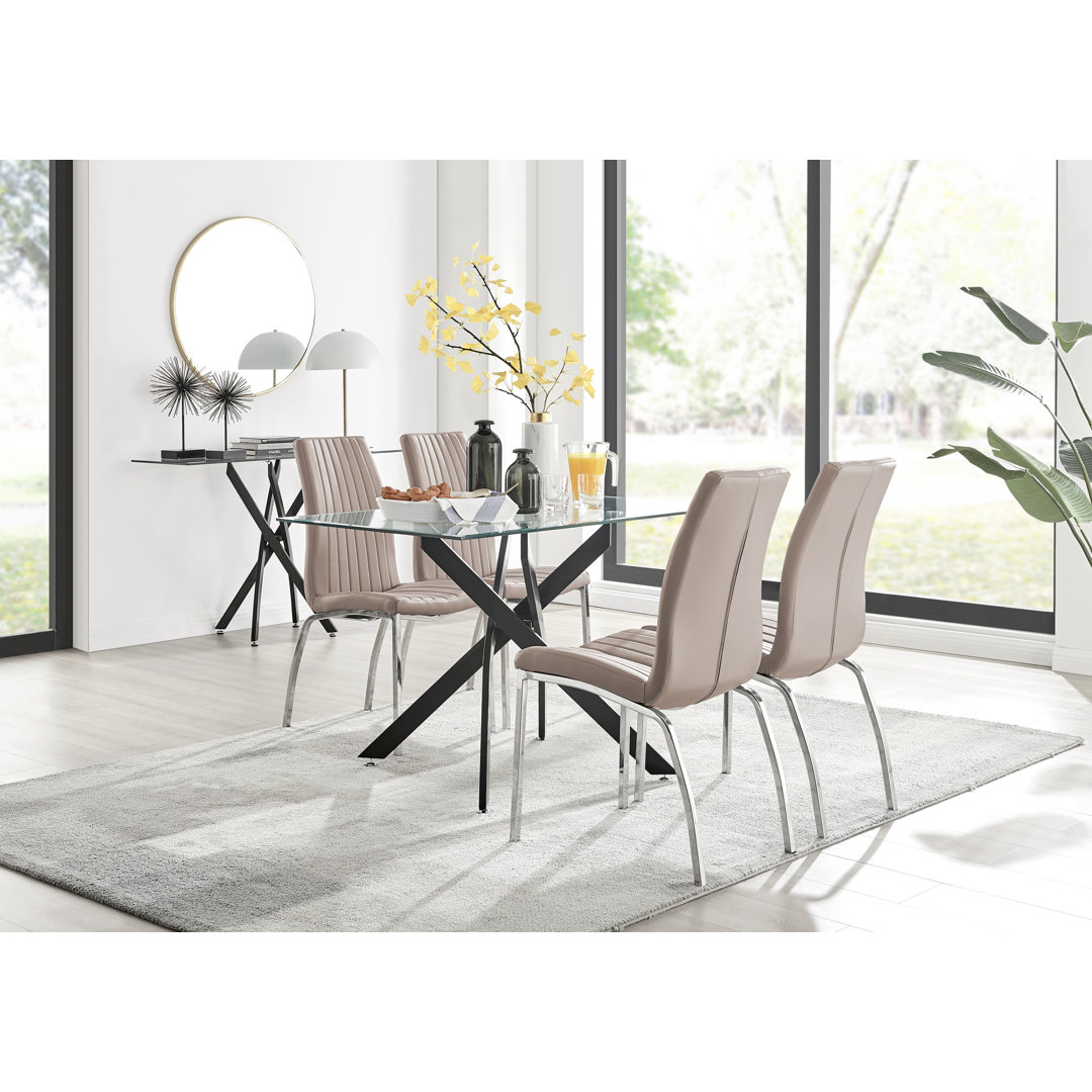 Lenworth 4 - People Dining Set East Urban Home Color 