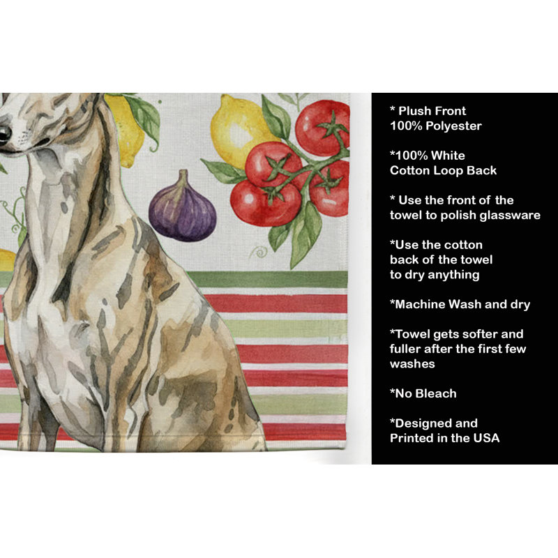 Serviette de cuisine Brindle Whippet, Brindle Whippet