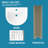 20" W x 17" D Pedestal Sink for Bathrooms U-Shaped Vitreous China, 1 Faucet Hole & Overflow, White-111448529