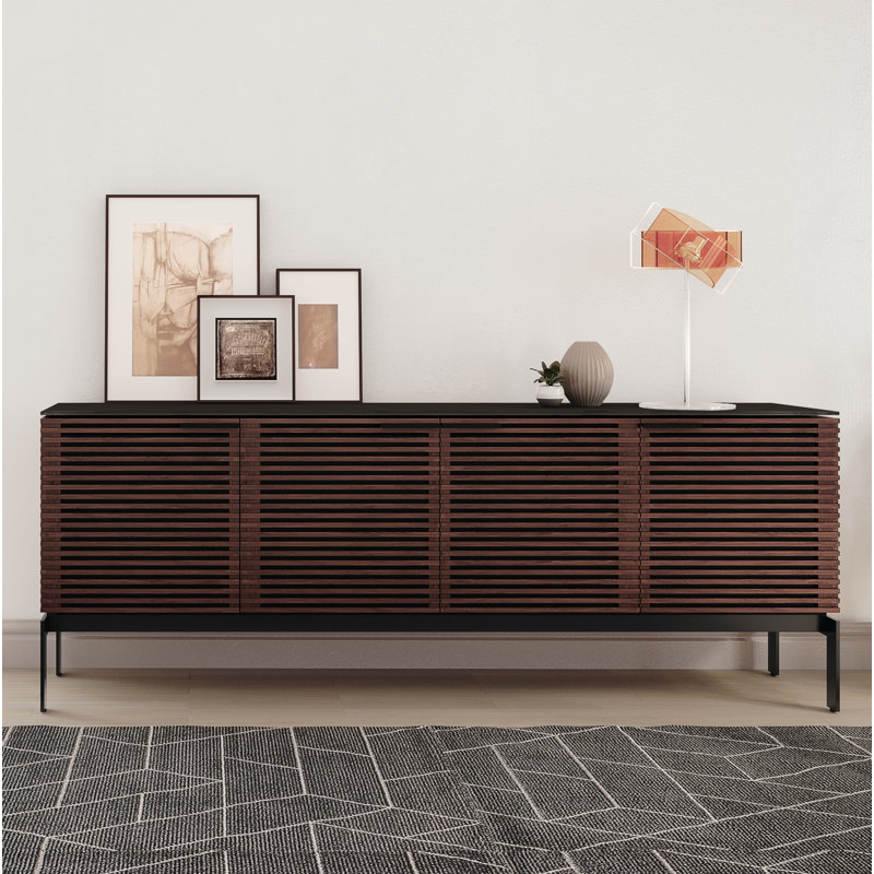 Corridor Media Console, Chocolate Stained Walnut