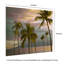 «Hawaii Palm Sunset 1», art de lattes en bois par Carlos Vargas-86785694