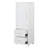 Tall Bathroom Storage Cabinet With Two Drawers And Adjustable Shelf, Freestanding MDF Board With Painted Finish For Modern Bathrooms-1965667256