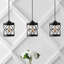 Luminaire suspendu cylindrique de style lanterne à 1 lumière Bardisa-431163800