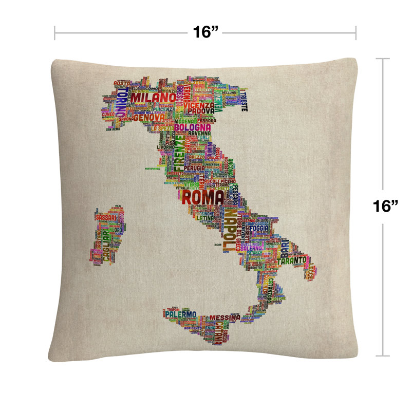 Coussin décoratif Michael X 16 "x 16" par Michael Tompsett