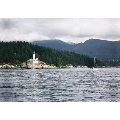 Mountain Lighthouse - Wrapped Canvas Art Prints