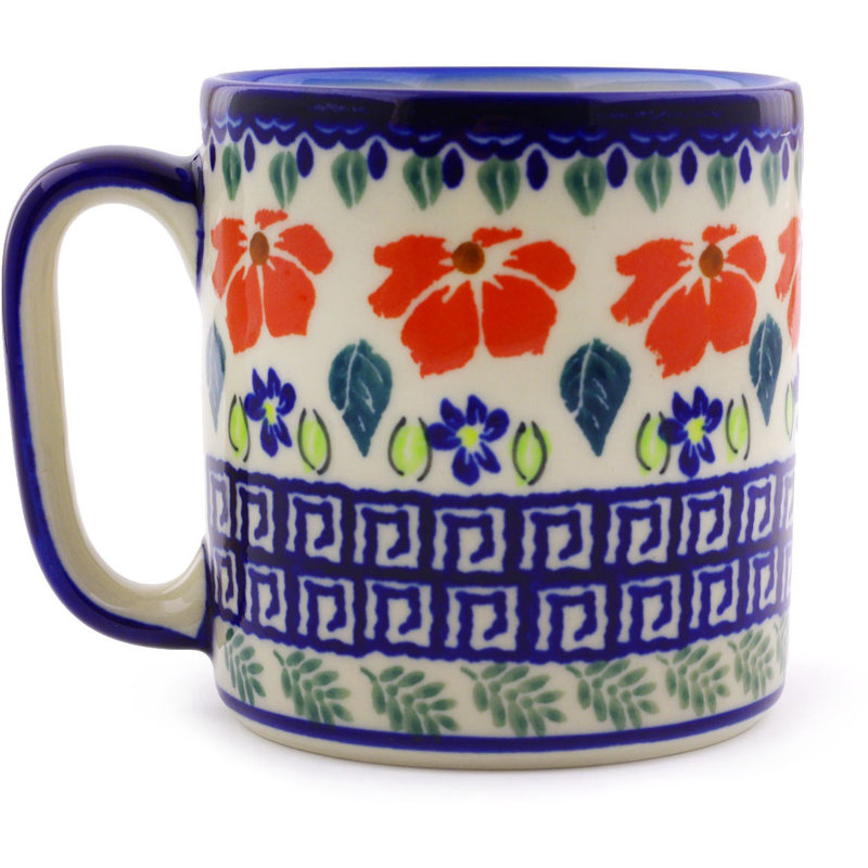 Grecian Fields Stoneware Coffee Mug
