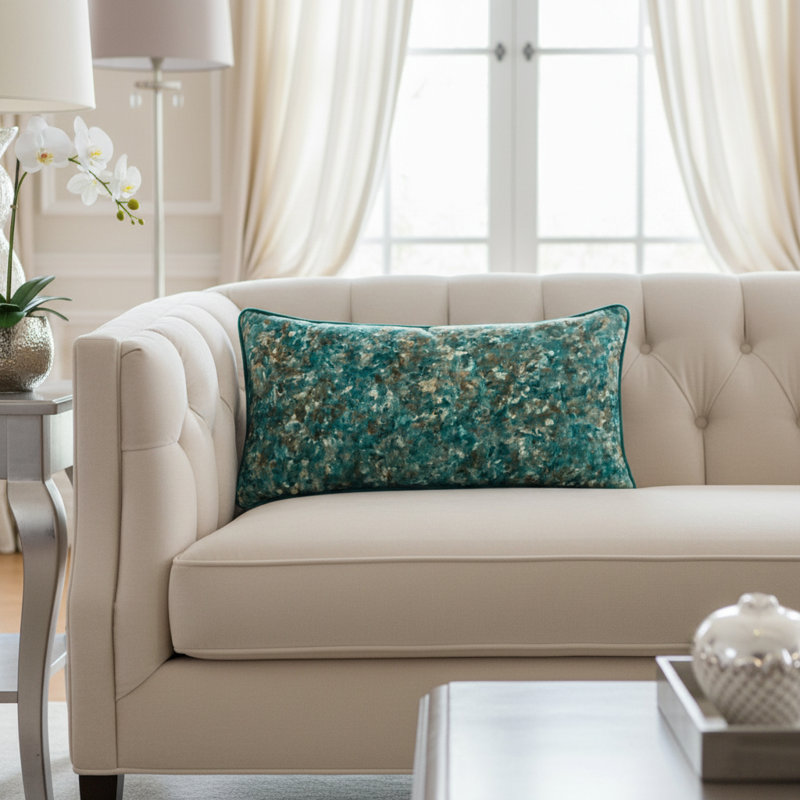 Tatum Velvet Rectangular Pillow Cover & Insert