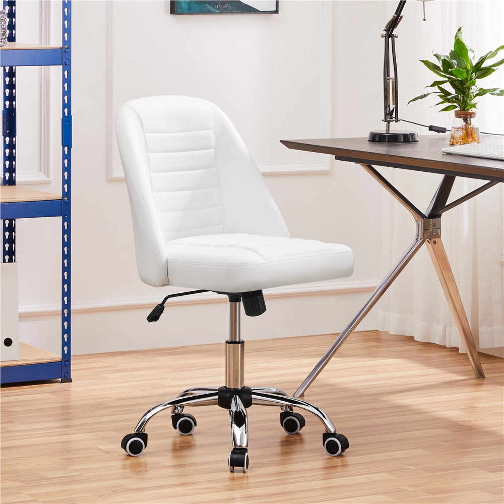 Ebern Designs Lytisha Ergonomic Faux Leather Task Chair & Reviews ...