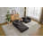 Compression Sofa,Convertible Floor Sofa Bed With Fixed-Shape Frame, Loveseats Boneless Modular Sectional Sofa,No Assembly Required,Chenille Fabric,For Living Room Bedroom-1960017686