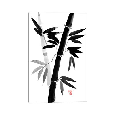Black Bamboo by Péchane - Wrapped Canvas Painting