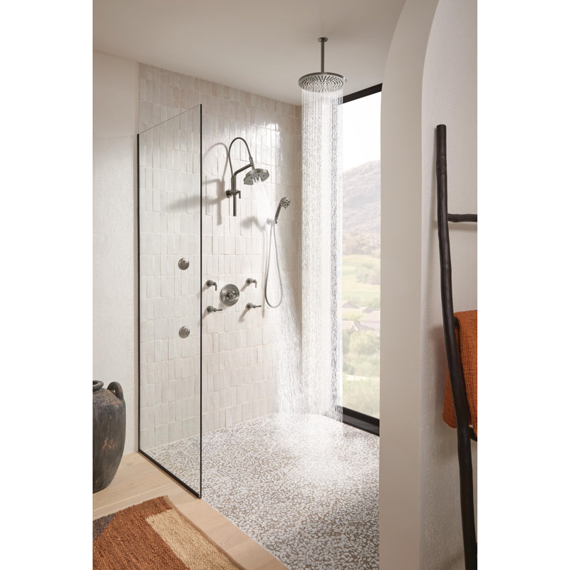 Litze® Wall Mount Handshower with H2OKinetic® Technology, Polished Nickel