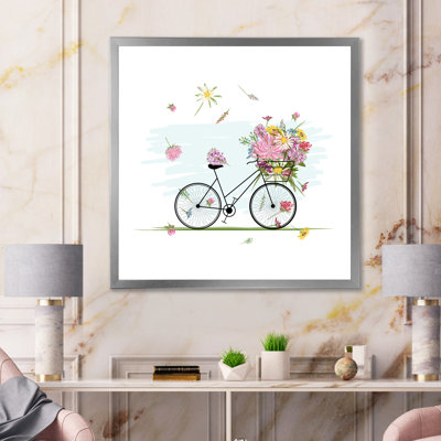 Floral Floral Illustration II - décoration murale glam sur toile