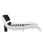 Faux Leather Upholstered Platform Bed Frame With Led Lighting, Bluetooth Connection To Play Music Control, Backrest Vibration Massage, Curve Design, Wood Slat Support, Exhibited Speakers, King Size-652927836-652927838