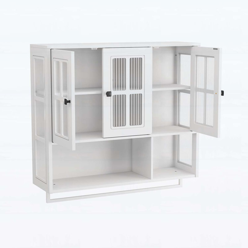Bathroom Wall Cabinet, White