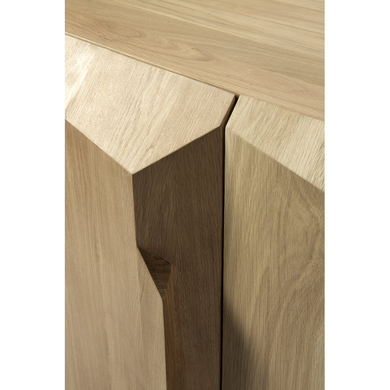 Stairs 78.7'' W Solid Wood Sideboard