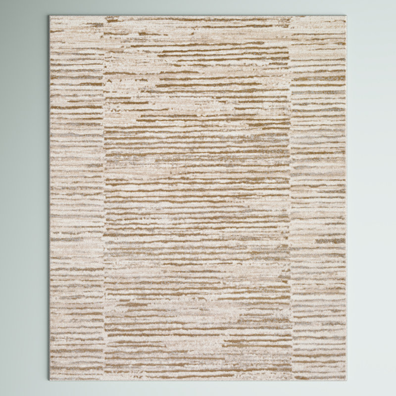 Jianny Striped Indoor Rug, Rectangle 5'2" x 7'